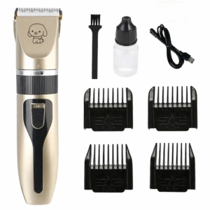 PRIMEPICKGLOBAL USB Rechargeable Dog Hair Clippers 4-in-1 Silent Electric Pet Grooming Tool Professional Pet Hair Trimmer Dog Grooming