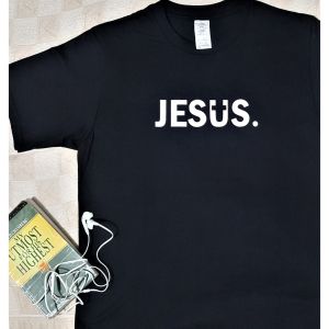 Original  Jesus Cotton Statement T-Shirt Christian Gospel Bible Verse Shirt Men Women