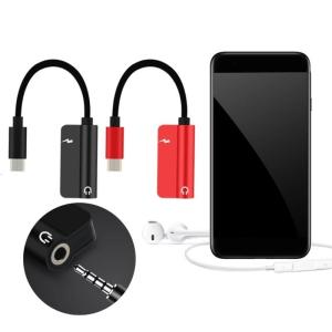 Type C to 3.5mm Earphone Sound and Charging Adapter with Enhanceds Signal Stability