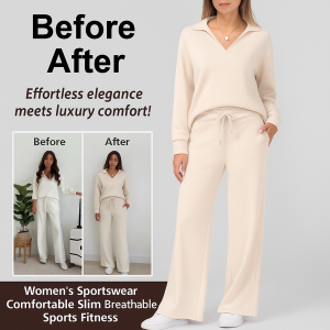 Two-piece Set Lightweight Fashion Sweatshirt Set Keep Warm Loose Wearer High Value Outdoor Soft