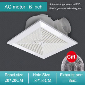 ✅【Manila 24 hours delivery】✅Ventilation fan 6/8/9/10/12 inch Exhaust Fan for Kitchen Bathroom Smoke Ceiling Mounted Ventilation Fan for Bathroom Household Exhaust Fan