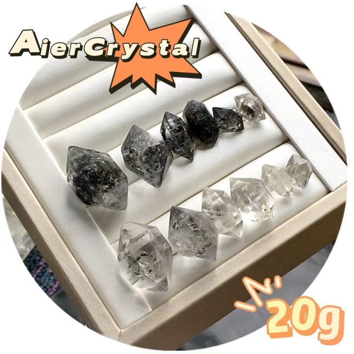 Aiercrystal Herkimer Diamond-20g pack Natural High Quality Ore