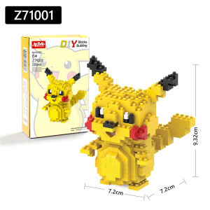 Pokemon New 108 Style Small Simple Building Blocks Pikachu Action Toys Graphics Diamond Mini Model Pocket Monster Collect Gift