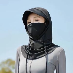 LUCKFRE Sunscreen Sunscreen Thin Neck Protection UV Protection Neck Gaiter Fishing Cap Neck Wrap Cover Ice Silk Hat Men/Women