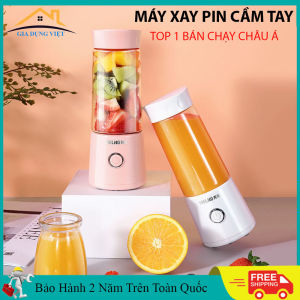 Máy xay sinh tố mini cầm tay sạc pin lưỡi inox không gỉ sạc USB mang đi tiện lợi Máy xay sinh tố đa năng xay cực mịn dung lượng pin lớn .Bảo hành 2 năm lỗi đổi mới 7 ngay.