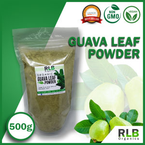 500 grams 100% Pure Organic Natural Guava Leaf Powder - High in Vitamin C Potassium and Fiber - Anti-oxidant Lowers Blood Sugar Level Immune System Booster - Natural Guava Leaf Powder