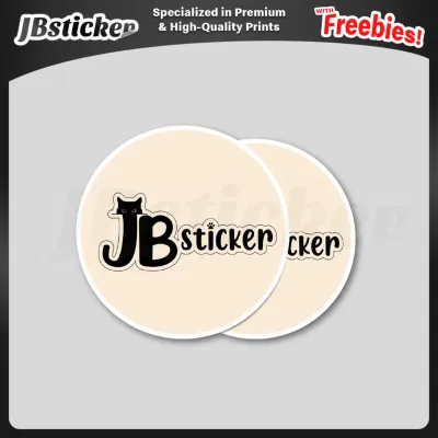 50pcs 1/1.5 Customized Sticker Label Packaging Label Sticker Logo Print and Cut