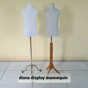 Manekin DM Anak 1 Set dengan Kaki Kayu / Kaki Besi