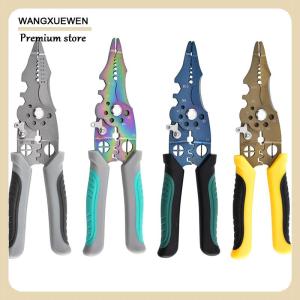 [COD] คีมถอดสายไฟเครื่องมือปอกสายไฟแบบปรับได้คีมหนีบสายไฟกันลื่นสำหรับสายไฟฟ้า