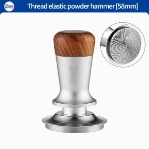 BINCOO Coffee Tamper Coffee Machine Italian Elastic Tamper Powder Distributor Set Stainless Steel 51MM/58MM