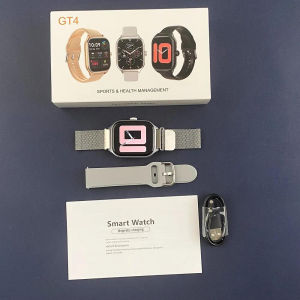 ♥ SFREE Shipping ♥ GT4 Waterproof Smartwatch music Sport Fitness Tracker Smart Bracelet Blood Pressure Heart Rate Blood oxygen Sleep Monitoring HD Bluetooth call Magnetic suction charging