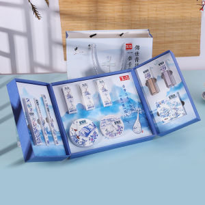 Bộ trang điểm cao cấp đuôi công 14 chi tiết tặng kèm túi xách làm quà tặng