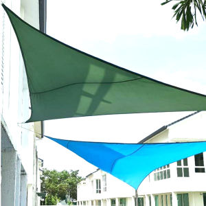 420D Sun Shade Sail Triangle Shade Sail Waterproof Right Triangle Sun Shades Outdoor Waterproof Oxford Canopy Sunblock 98% UV Blockage UV & Water Resistant Sunshade Cloth for House Outdoor Garden Patio Balcony Car