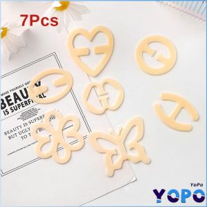 YoPo 4/7Pcs Bra Clips Hide Bra Strap Bra Buckle Strap Holder