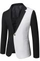 Áo vest, áo vest nam ghép 2 màu chủ đạo đen và trắng siêu ngầu - Mã N42. 