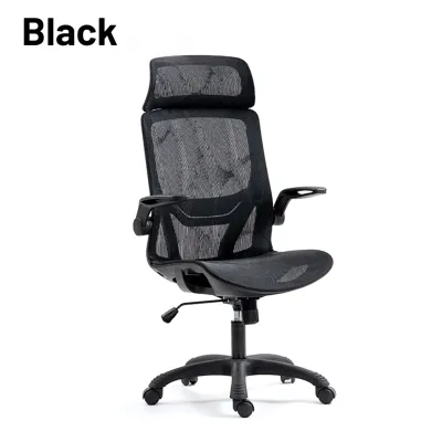 [✅SG Ready Stock] Ergonomic Office Chair Mesh Gaming Chair with Adjustable Backrest Armrest Home Desk Chair 办公椅