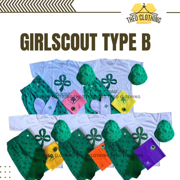 Girl Scout Uniform Type B Complete Set Of Uniform | Twinkler Star ...