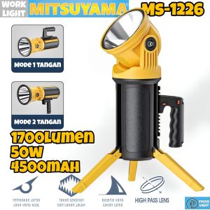 Giant Flashlight 50W 1700Lumen Lampu Senter Sorot untuk Outdoor Camping Proyek Emergency GIANTYELO