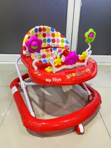 Np Toys รถเด็กหัดเดิน รถหัดเดิน รถหัดเดินเด็ก เจ้าผึ้งน้อย มีเสียงดนตรี ปรับระดับได้ No.02B