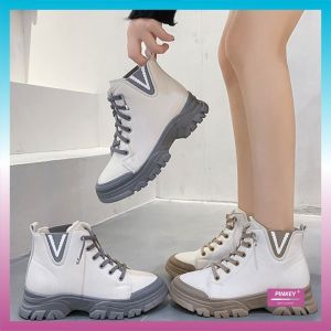 PINKEY P022 Sepatu Sneakers Boots Wanita Sneakers Shoes Wajib Naikan 1 Size