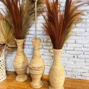 Rotan sintetis wadah TISU perabotan rumah tangga menjadi estetik kotak kecantikan tempat kosmetik