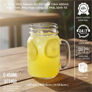 Bộ Đôi Ly Mason Jar Dung Tích Lớn 650Ml – Nắp Kín Ống Hút Thủy Tinh