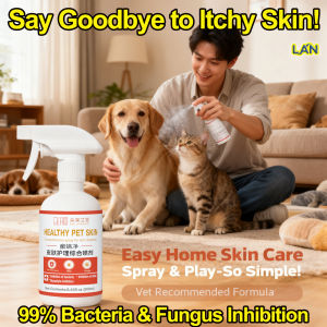 Pet Skin Treatment Spray 500mlPet Anti fungal For Dog Skin DiseaseTreatment for Tick and Flea
