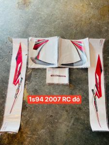 Tem exciter 2010 đỏ bạc  chính hãng yamaha đầy đủ các đời chính hãng  và tem 3 lớp cho ae cần