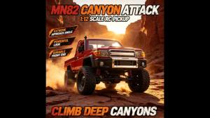New MN82 1:12 RC Pickup Crawler Truck 4WD All Terrain Off Road Climbing Car Remote Control Hobby Gifts for Kids Adults Boys Girls