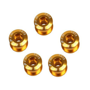 5Pcs/set Bike Chainring Bolts Single/Double/Triple Speed Chainwheel Screw Original MTB Mountain Bike Parts Aluminum Alloy Crank Arm Screw Bolts