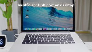 ORICO 7‑Port USB 3.0 Multi‑Port Hub 5Gbps High Speed Portable USB Splitter With Power Supply Port For Laptop Desktop PC Notebook Peripherals