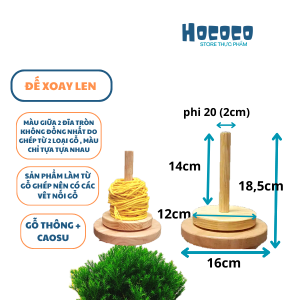 [Giá sỉ]Trục xoay lenkệ đựng len bằng gỗ tự nhiên