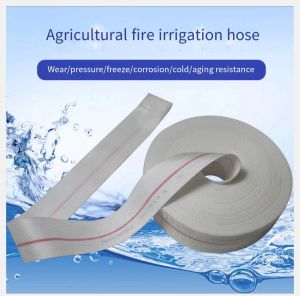 100m High-Quality Polyethylene Braided Fire Hose Corrosion-Resistant Freeze-Proof for Agriculture Irrigation