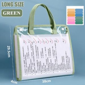 Long/A4 Expanding File Organizer with 13 Pockets FileFolders with Labels Horizontal Waterproof Legal SizePortable Filling Products for School Office Supplies