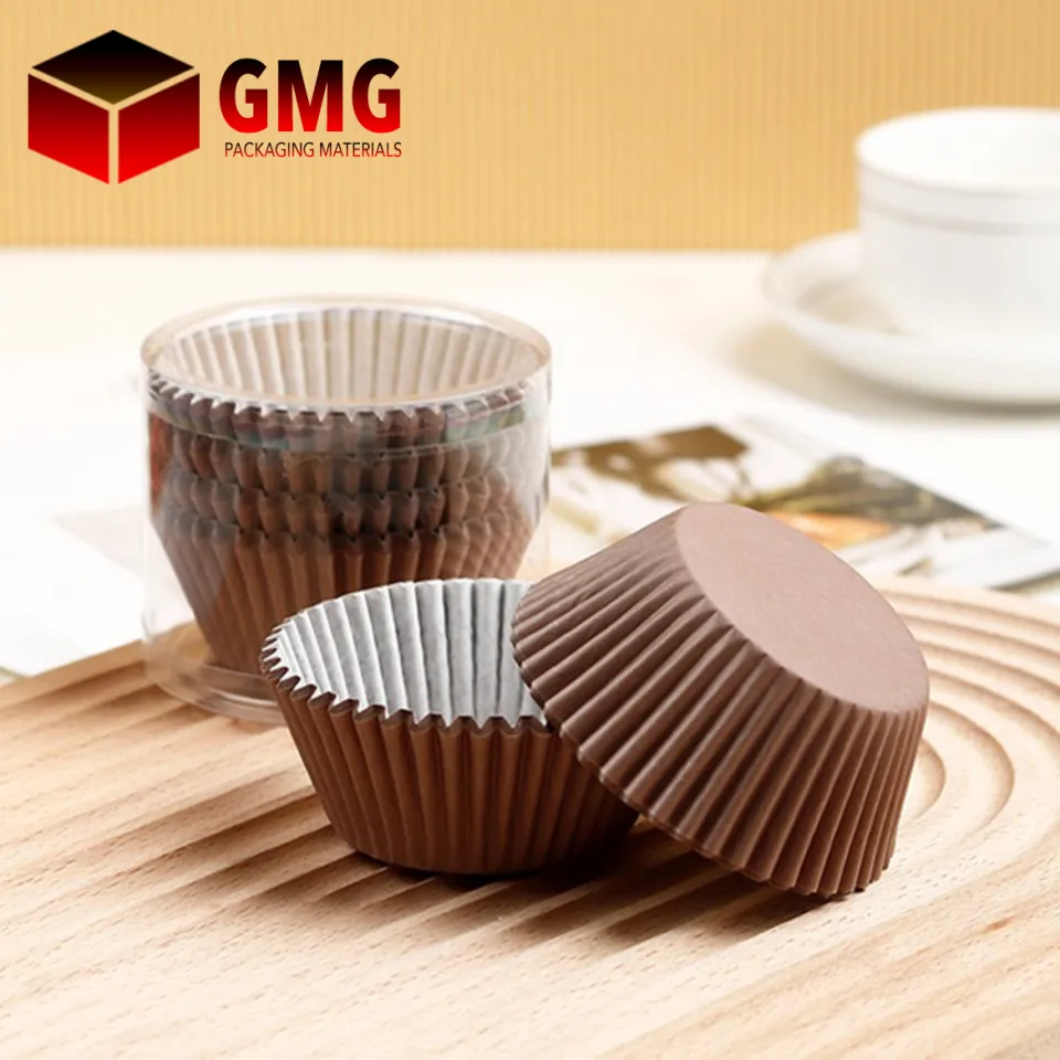 100pc GMG 3oz Greaseproof Paper Cupcake Liner Thick Lazada PH