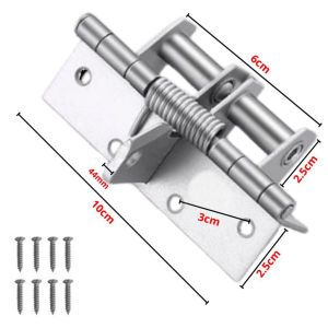 TY Engsel Penutup Pintu Otomatis Metal Engsel Penahan Pintu Engsel 90 Derajat Pintu Tutup Spring Door Closer untuk Layer Pintu Kabinet Rumah Pagar Kayu Perlengkapan Rumah