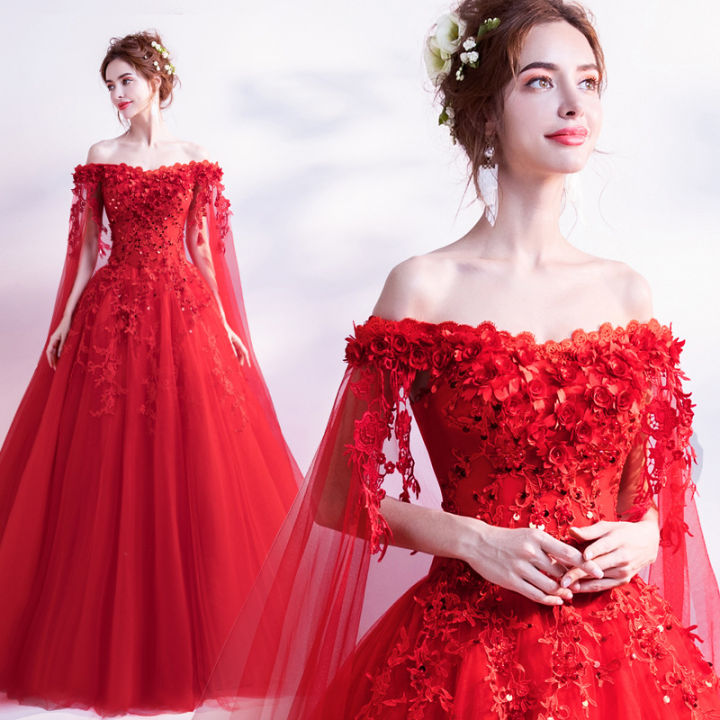 Pretty Pink & Red Wedding Dresses BridalGuide-cheohanoi.vn