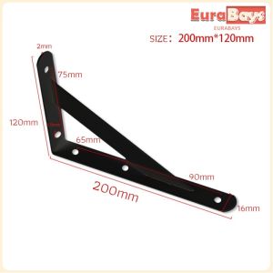 E.B. Heavy Duty Shelf Bracket Wall Mount 90° Brackets for Floating Shelf