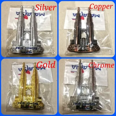 Malaysia Twin Tower KLCC Souvenir Metal Fridge Magnet
