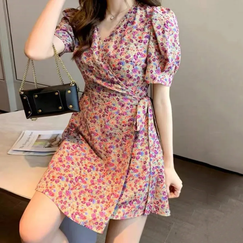 dress korean wrap Sewing Therapy Hanbok The Fold Line lantern sleeves Sewing Therapy Hanbok Dress