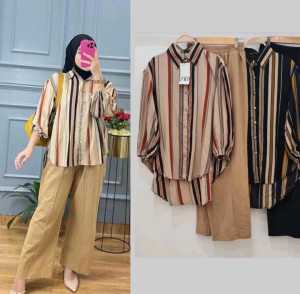 Rinjani Set Rayon Mix Crinkle Airflow Terbaru