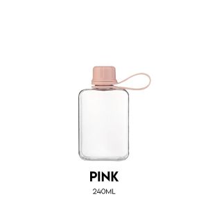 [SG STOCK] Tritan BPA Free Water Bottle Mini Square Sport Leakproof Bottles Travel Size Bottles