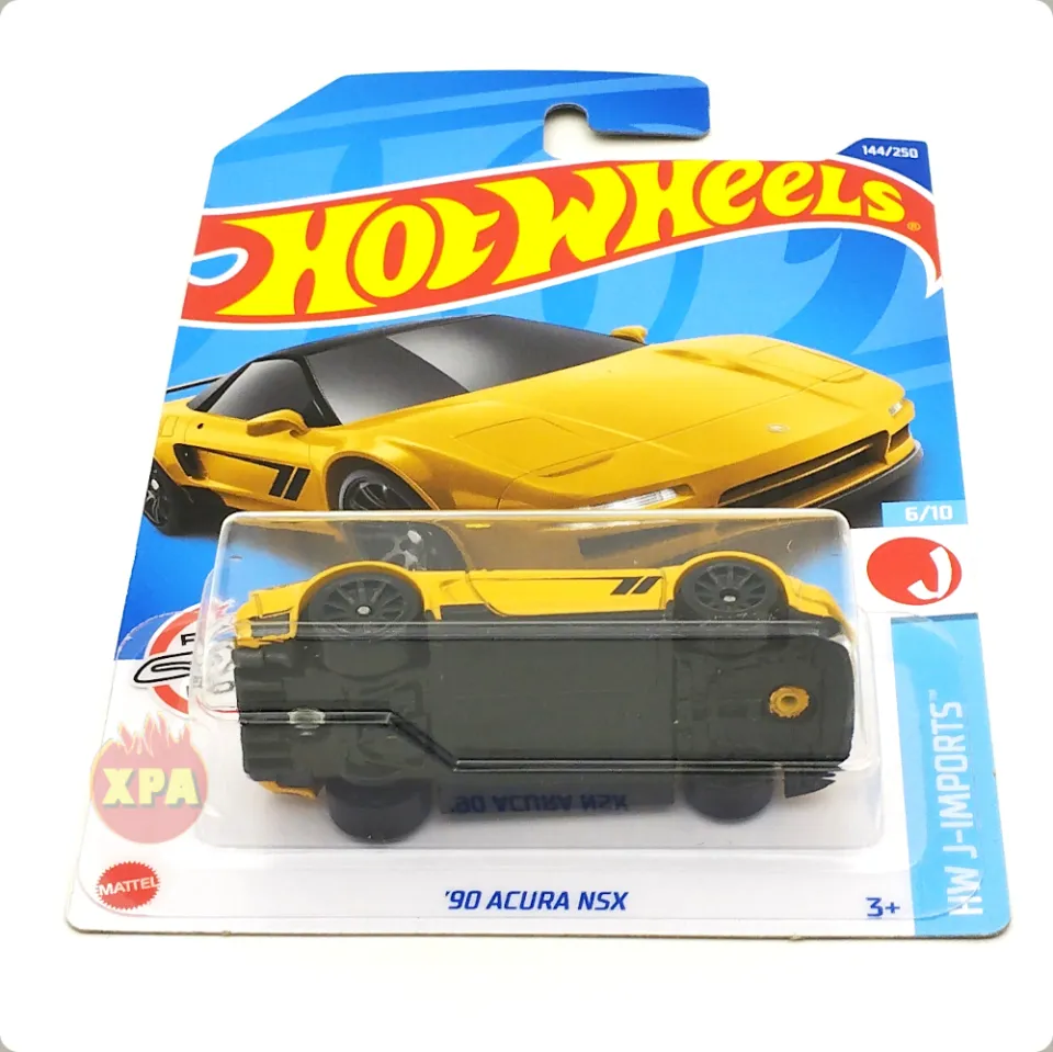 Hot Wheels Honda JDM Diecast Cars 1990 Acura NSX ( Yellow