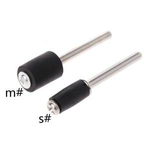 Upgraded Sandpaper Retainer 10Pcs Drum Rubber Mandrels 1/8" Shank For Sanding Sleeve Rotary Tool Abrasive Tools Durable
