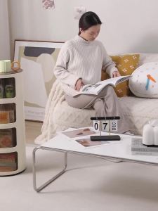 [LDIES] Bedside Table Extra Thick Shelf Simple Dormitory Snack Cabinet Rental Room Detachable Storage Cabinet Installation-Free Premium Sun