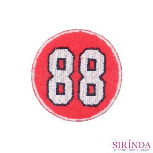 ตัวรีดการ์ตูนวงกลม88 ตัวรีดติดเสื้อ อาร์มปักตกแต่ง DIY EMBROIDERY PATCH (00080404)