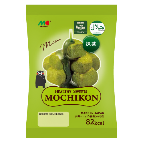 Malkin Foods MOCHIKON Matcha 113g pieces Mochiko (HALAL