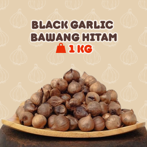 Black Garlic Tunggal Manika 1 Kg Bawang Hitam Lanang Kualitas Premium