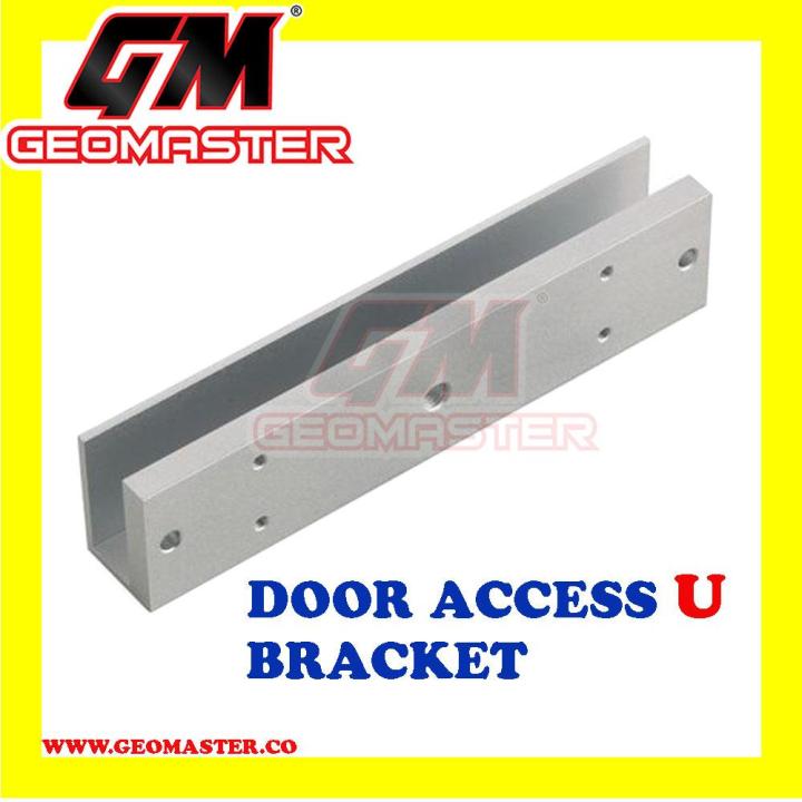 Geomaster Door Access U Bracket - Aluminium For Glass Door | Lazada ...