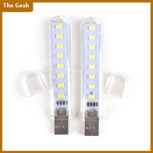 [The Gesh] Mini USB LED Lamp 8 LED Camping Portable Night USB Gadget Lighting For PC Laptop